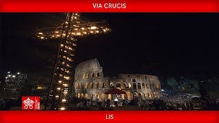 Via Crucis 29 marzo 2024 Papa Francesco  LIS [upl. by Ydnerb]