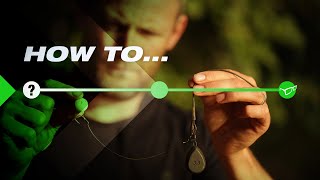 How To Tie Darrell Pecks Simple Wafter Rig  Korda Carp Fishing [upl. by Nivek]