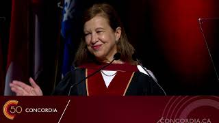 Lyse Doucet 2024 Concordia Honorary Doctorate [upl. by Kerwin]