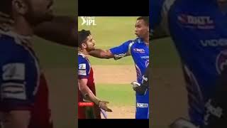 Virat kohli and pollard fight in IPL 😳😳😳😳 [upl. by Laekcim]