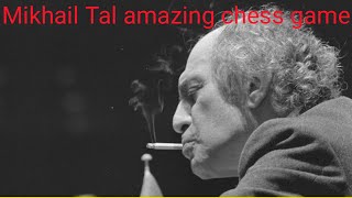 Mikhail Tal vs lavrinenko Tal best chess game Tal amazing secrifce the chess pieces [upl. by Denver]