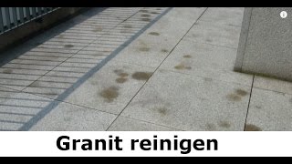 ✅✅✅Granit reinigen Granitfliesen sanieren Granitboden schützen und Granitflächen pflegen in Berlin [upl. by Enirehtacyram]