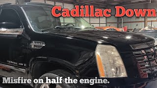 Cadillac escalade misfire Whole cylinder bank 2468 [upl. by Ecile]