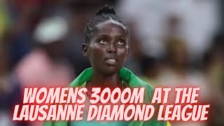 Diribe Welteji wins the Mens 3000M At The Lausanne Diamond League Meeting 2024 [upl. by Celestine684]