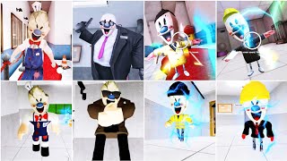 Ice Scream 4 Normal Vs Ice Scream 4 Roblox All Jumpscares [upl. by Ahselaf]