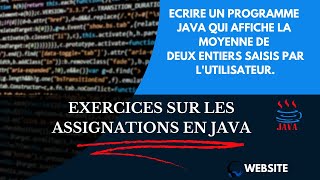 Assignations 1  Apprendre à programmer en Java en 2024 [upl. by Hole]