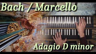 Bach Adagio from Concerto in D minor BWV 974 after Marcello  organ [upl. by Linc548]