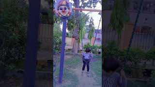 baby swing fun in parkytshortsvideoviral [upl. by Ehcrop63]