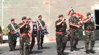 The Corps of Drums of the Royal Gibraltar Regiment  Crusaders March [upl. by Margaretta]