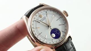 Rolex Cellini Moonphase 50535 Luxury Watch Review [upl. by Anierdna935]