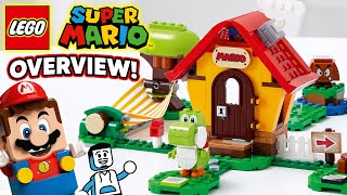 Marios House amp Yoshi 71367 LEGO Super Mario Overview [upl. by Akihdar]