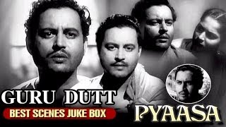 Best Scenes of Guru Dutt  Pyaasa [upl. by Hanley]