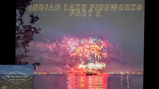 Indian Lake Beach Spectacular Fireworks Part 1 [upl. by Gemperle]