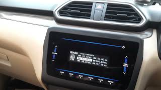 2022 Maruti Suzuki Swift Dzire VXI Radio amp Bluetooth Phone Setup [upl. by Nalahs681]