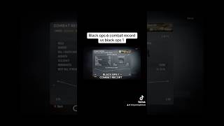 Black ops 6 vs BO1 combat record blackops6 shorts [upl. by Yor847]