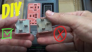 How To AUTOMOTIVE 12v amp 24v RELAY tester CNBJ722 use [upl. by Airdnax]