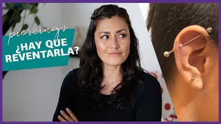 ¿Debes REVENTAR la famosa bolita 🤔 Te explico sobre los quotqueloidesquot  Piercings [upl. by Skell]