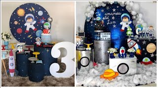 Space Theme Birthday Decoration Ideas  Astronaut Birthday Decorations  Space Theme Party Decor [upl. by Bywoods771]