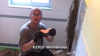 How to Tile a Bathroom 6 Wall TearOut [upl. by Francis]