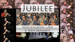 Quick March  Jubilee  3 man brass band Ft Michael Lining amp Jorijn Van Hese [upl. by Trace339]