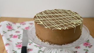 Tarta fría de queso y chocolate¡Tarta sin horno muy fácil [upl. by Nalyr162]