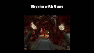 Skyrim but with Guns gaming skyrim [upl. by Annaet788]