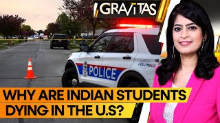 Gravitas Fear grips Indian students in the US as another one found dead [upl. by Ahtelat]