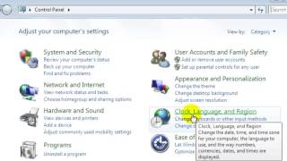 how to change language on windows 7 or vista [upl. by Leifer640]