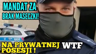 JUŻ NIEBAWEM ZAPŁACISZ ZA BRAK MASKI NA SWOIM PODWÓRKU policja maseczki mandat [upl. by Keyser]