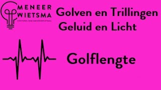 Natuurkunde uitleg Golven en Trillingen 4 Golflengte [upl. by Gala128]