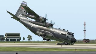 C130 Pilot Lost Control And Crash The Plane Badly  XPlane 11 [upl. by Arraik257]