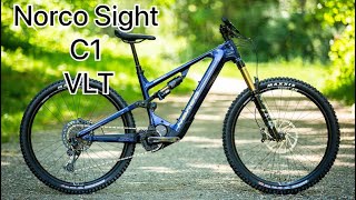 2022 Norco Sight C1 VLT eMTB  900Wh Battery  Review  Enduro Bike [upl. by Khanna917]