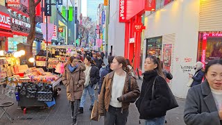 Seoul KOREA  Myeongdong Shopping Street 2024 Travel Vlog [upl. by Nylessej]