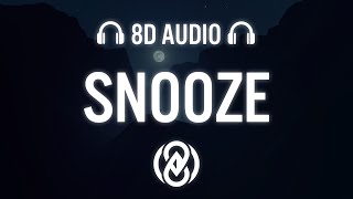 SZA  Snooze Lyrics  8D Audio 🎧 [upl. by Rollet666]