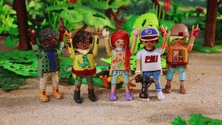 Dino Adventure Escape from the terrifying TRex  PLAYMOBIL Short Film [upl. by Aecila]