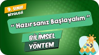 Bilimsel Yöntem  9Sınıf Biyoloji 2024 [upl. by Dlorrej]