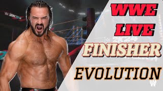 WWE  Drew McINTYRE Finisher Evolution  LIVE [upl. by Shererd]