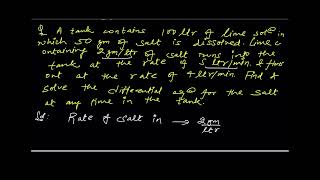 Applications  Mixture Problem  Orthogonal Trajectory  Differential Equations  IITJEE [upl. by Josie]