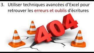 Audit amp Controle de la comptabilité avec Excel [upl. by Rapp]