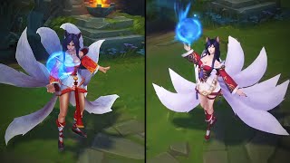 AHRI VISUAL REWORK COMPARISON OLD VS NEW  League of Legends [upl. by Idden]