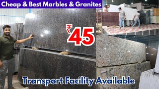 2024 Granite Flooring Designs  ₹ 45 Hyderabad Granite Marbles Direct From Factory Imported Marbles [upl. by Oiramaj783]