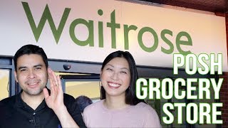 WAITROSE Posh Grocery Store Shopping  The Postmodern Family EP88 [upl. by Ahsirhcal]