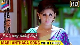 SVSC Songs  Mari Anthaga Song with lyrics  Mahesh Babu  Samantha [upl. by Fasto667]