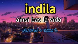 Indila  ainsi bas la vida slowed  reverb [upl. by Shull]