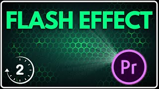 Flash Effect in Premiere Pro CC 2023  Premiere Pro Tutorials [upl. by Crissie587]