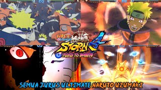 All Naruto Uzumaki Ultimate Jutsu Naruto Shippuden Ulitmate Ninja Storm 4 Road To Boruto [upl. by Yrrej]