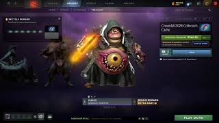 DOTA 2 13 Crownfall 2024 Collectors Cache Opening [upl. by Ettesel]