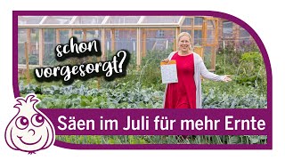 Kann man jetzt noch etwas aussäen im Juli [upl. by Rapp]