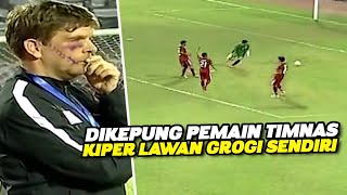 ASLI NGAKAK NONTONYA 🤣 Terus Diserang Pemain Timnas Lihatlah Aksi Konyol Kiper Singapura Ini [upl. by Erbas]