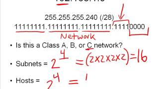 16 How to Find the Number of Subnets Valid Hosts [upl. by Je452]